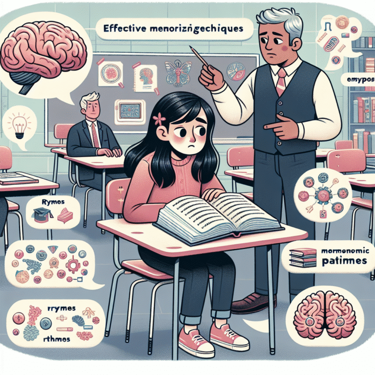 Técnicas de memorização eficazes para estudantes com dificuldade