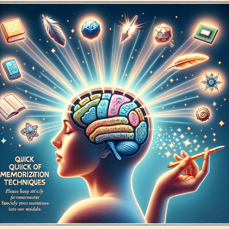 Técnicas de memorização rápida que todo estudante deve conhecer