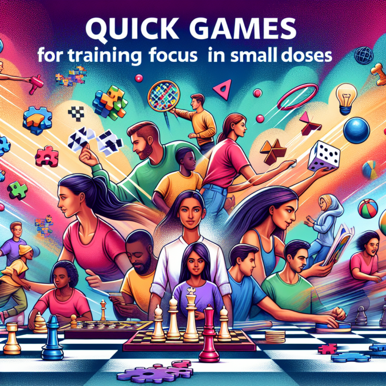 Jogos rápidos para treinar a atenção em pequenas doses