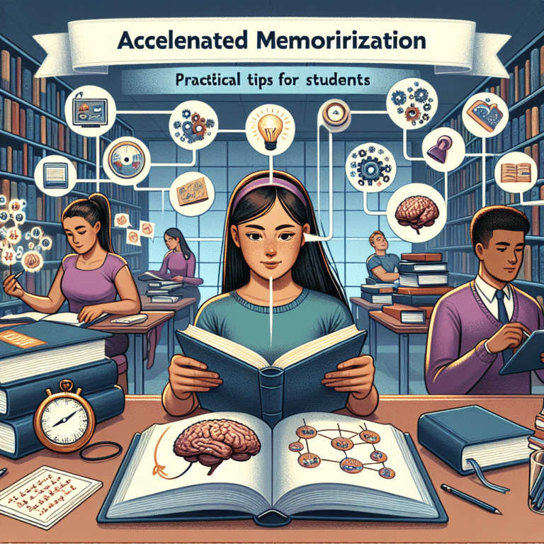 Memorização acelerada: dicas práticas para estudantes
